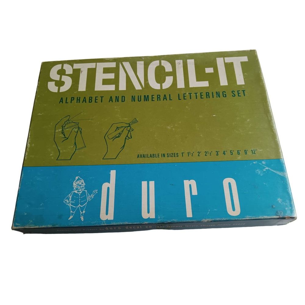 Vintage 1965 Stencil set (complete)